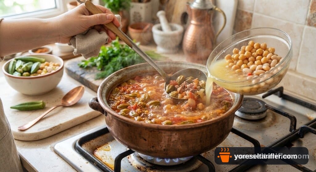 Konya Tarzı Bamya Çorbası Tarifi — Adım 5