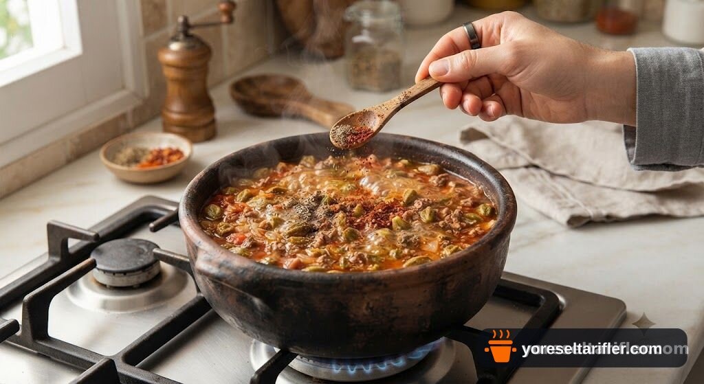 Konya Tarzı Bamya Çorbası Tarifi — Adım 6
