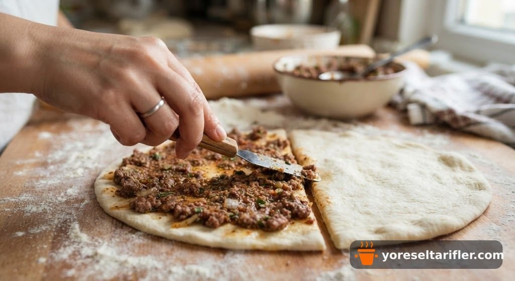 Konya Usulü Etli Ekmek Tarifi — Adım 8
