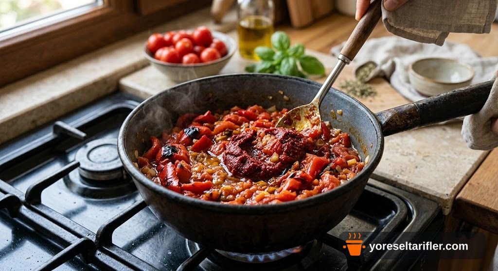 Köz Biberli Domates Çorbası Tarifi — Adım 5