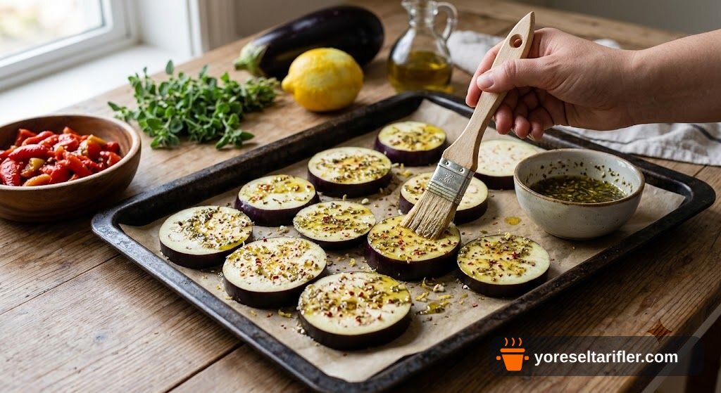 Köz Biberli Izgara Patlıcan Salatası Tarifi — Adım 2