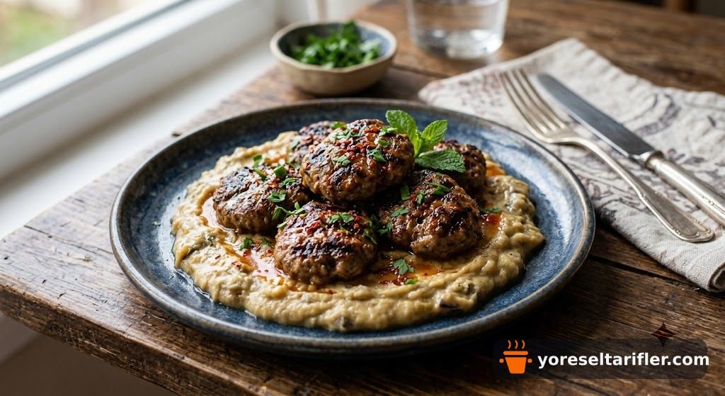 Köz Patlıcanlı Beğendili Köfte Tarifi — Adım 2