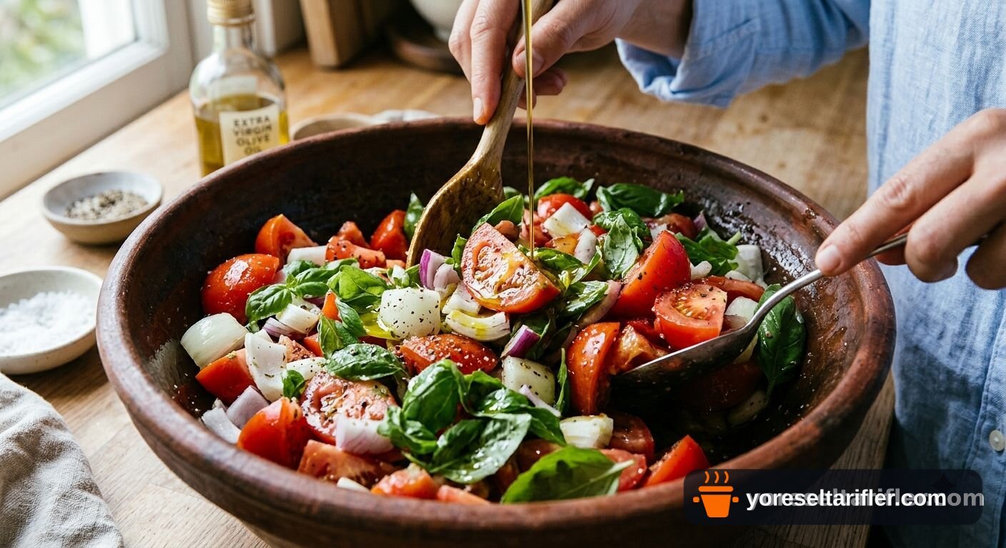 Köz Patlıcanlı Bruschetta Tarifi — Adım 3