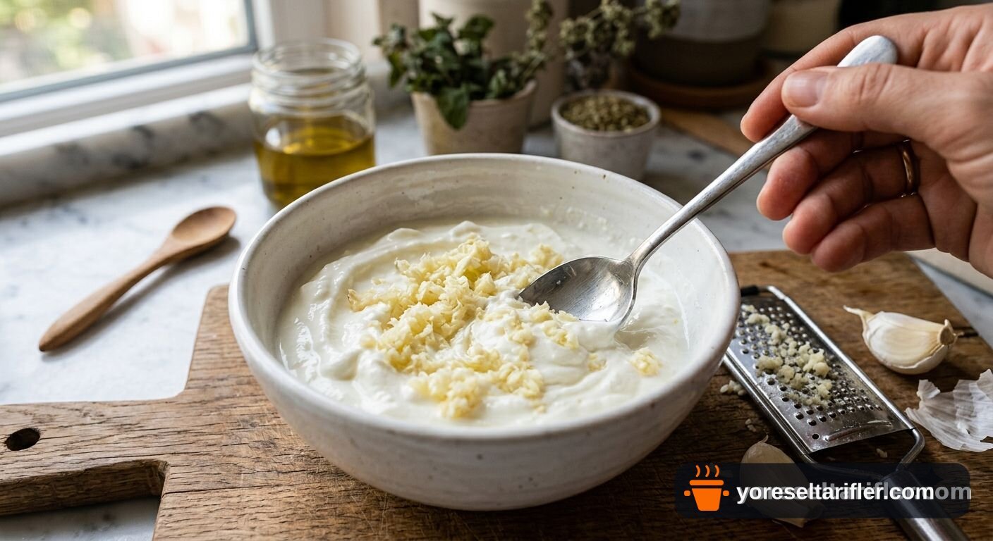 Köz Patlıcanlı Erişte Salatası Tarifi — Adım 4