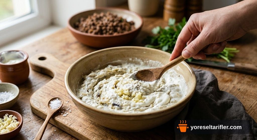 Köz Patlıcanlı Kıymalı Alinazik Tarifi — Adım 1