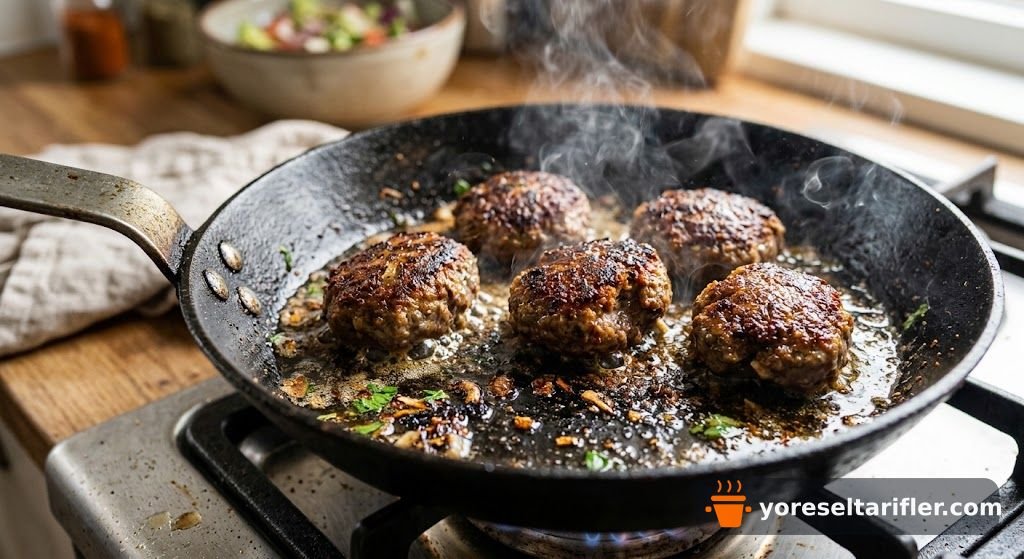 Közlenmiş Biber Soslu Köfte Tarifi — Adım 4