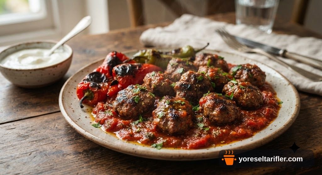 Közlenmiş Biber Soslu Köfte Tarifi — Adım 6