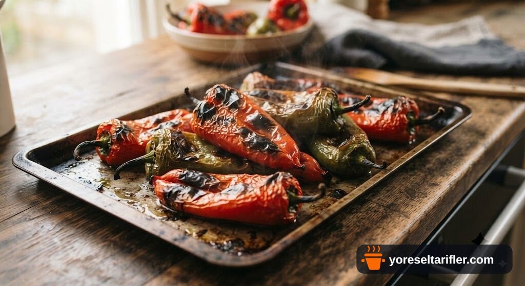 Közlenmiş Biber Turşusu Tarifi — Adım 6