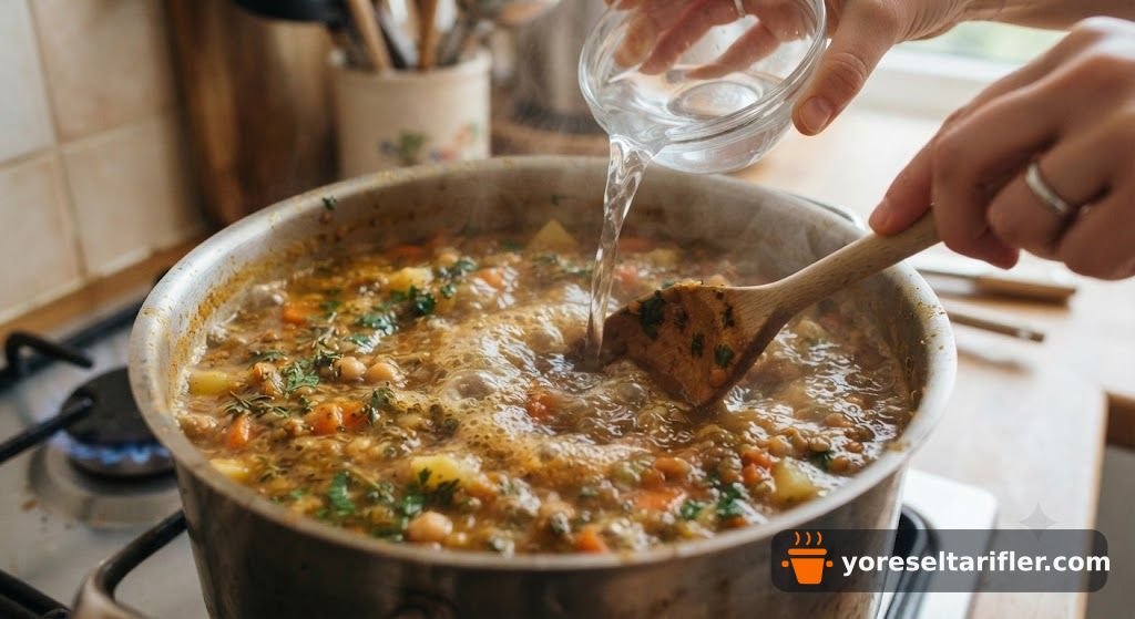 Közlenmiş Kırmızı Biber Çorbası Tarifi — Adım 3
