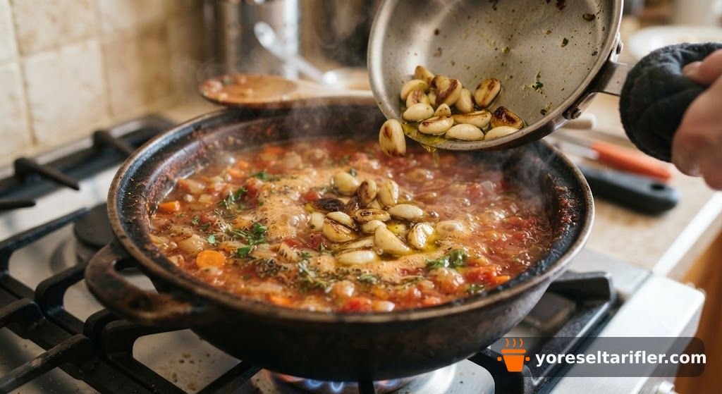 Közlenmiş Kırmızı Biber Çorbası Tarifi — Adım 8