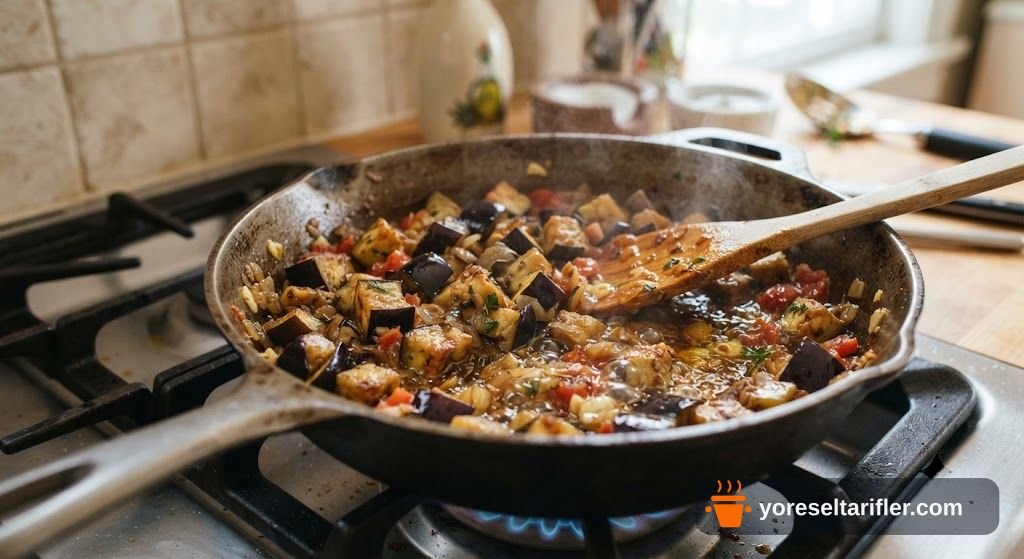 Közlenmiş Közlenmiş Patlıcanlı Babagannuş Tarifi — Adım 3