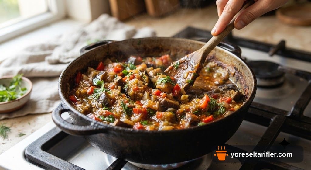 Közlenmiş Közlenmiş Patlıcanlı Babagannuş Tarifi — Adım 4