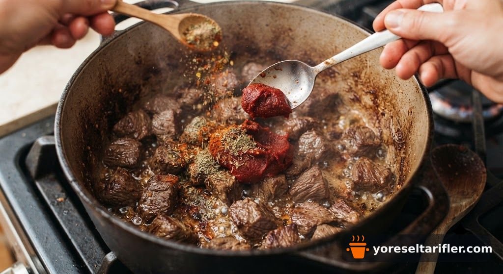 Közlenmiş Patlıcanlı Alinazik Tarifi — Adım 3