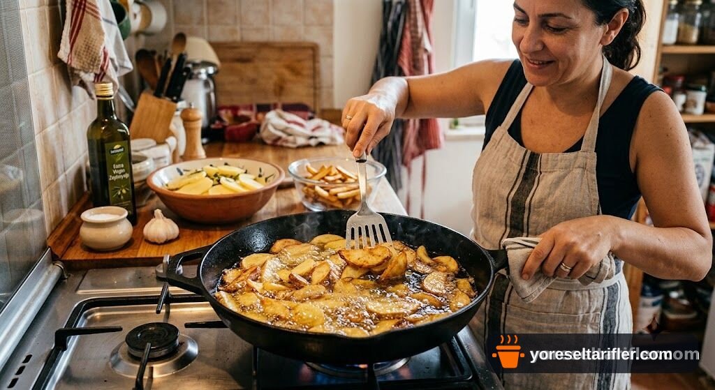 Közlenmiş Patlıcanlı Cips Panço Mezesi Tarifi — Adım 4