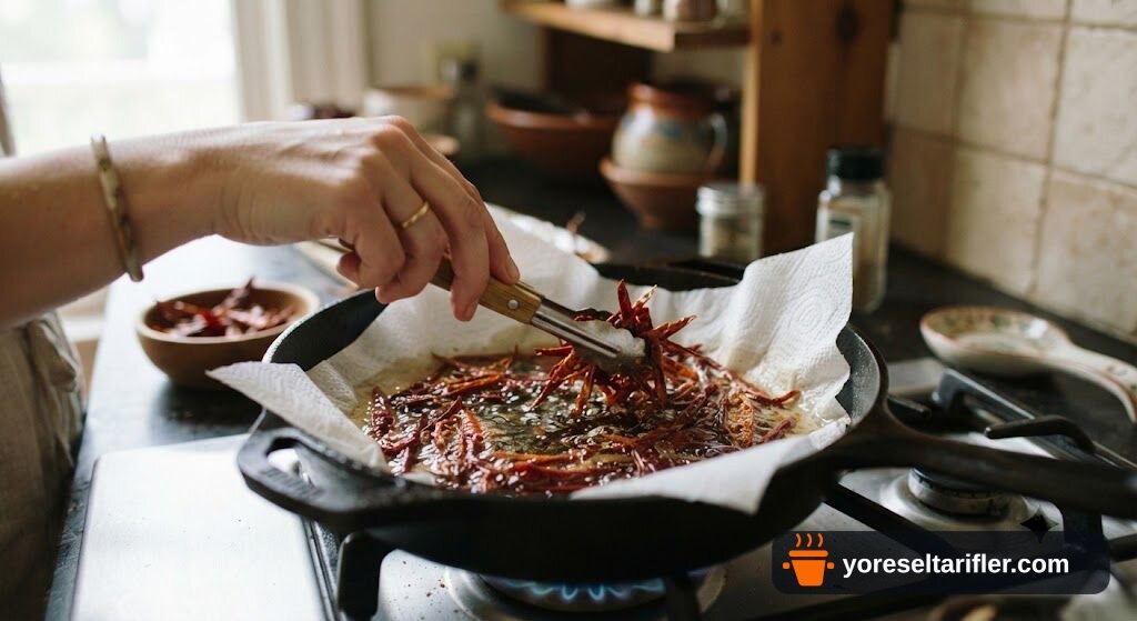 Közlenmiş Patlıcanlı Cips Panço Mezesi Tarifi — Adım 6