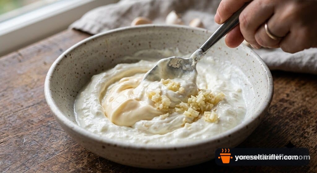 Közlenmiş Patlıcanlı Cips Panço Mezesi Tarifi — Adım 8