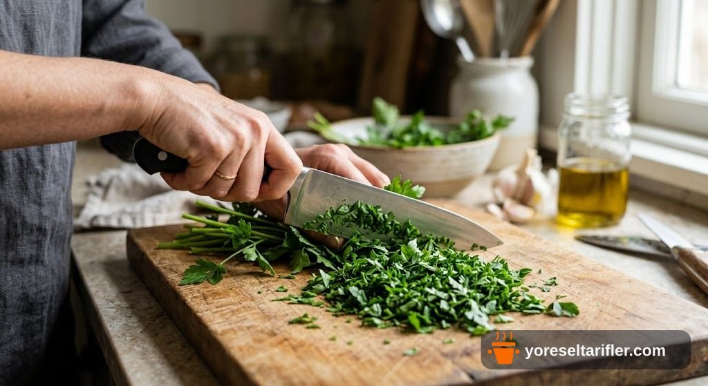 Közlenmiş Patlıcanlı Hafif Salata Tarifi — Adım 2