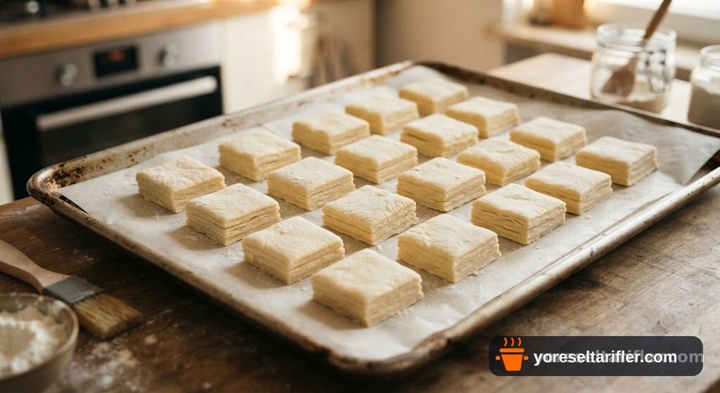 Krema ve Muzlu Kremschnitte Pastası Tarifi — Adım 1