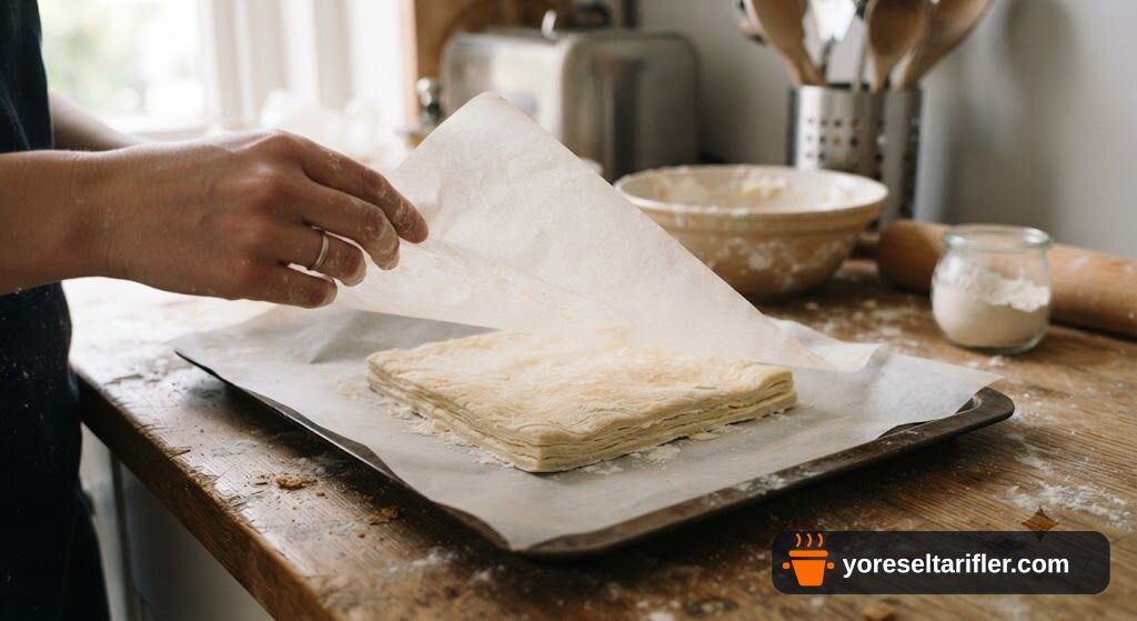 Krema ve Muzlu Kremschnitte Pastası Tarifi — Adım 16