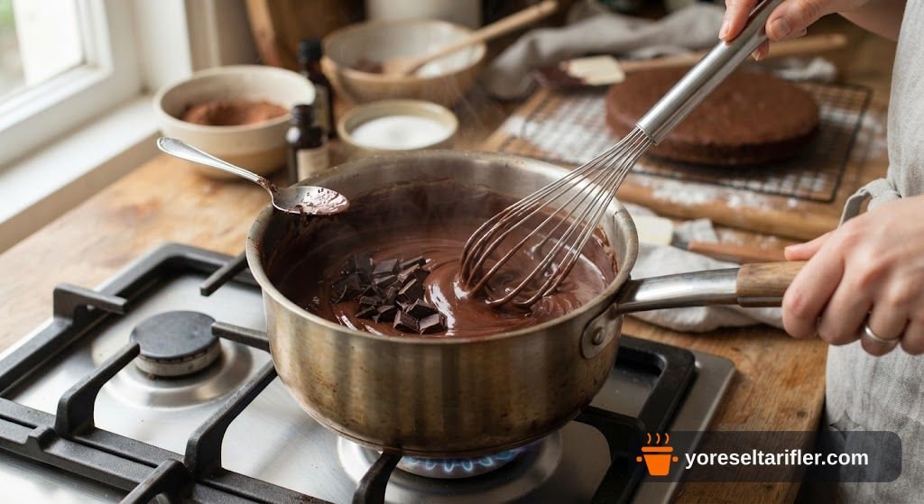 Kremalı Çikolatalı Pasta Tarifi — Adım 4