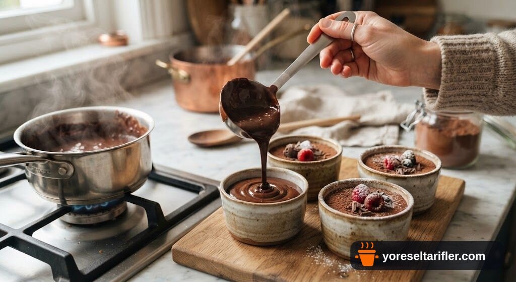 Kremalı Çikolatalı Şokola Tarifi — Adım 2
