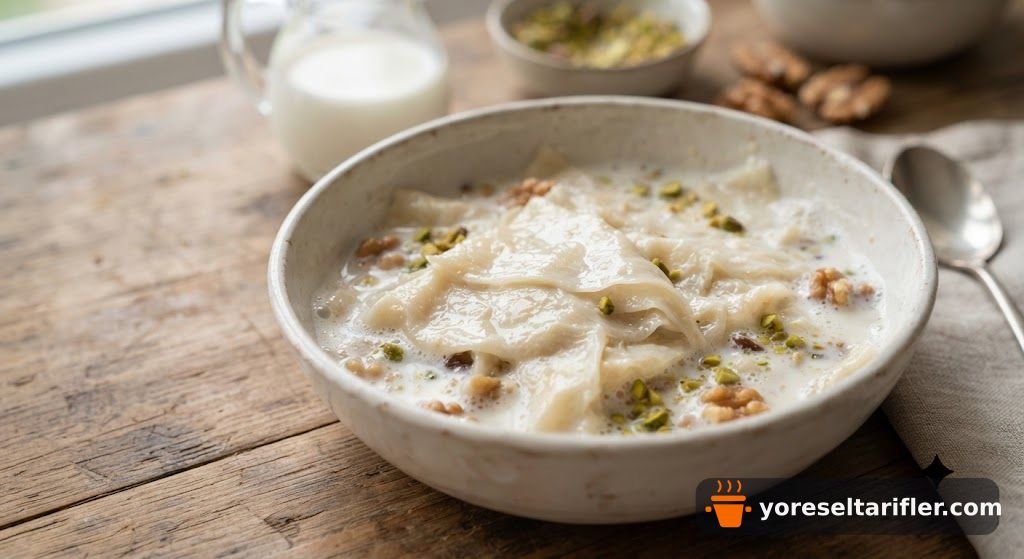 Kremalı Güllaçlı Dondurma Tarifi — Adım 1