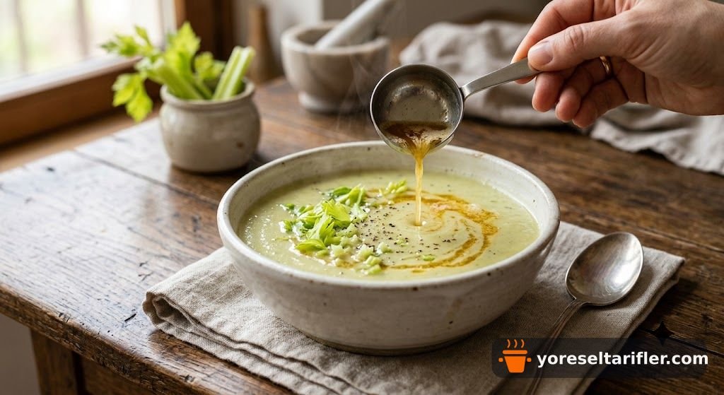 Kremalı Kereviz Çorbası Tarifi — Adım 8
