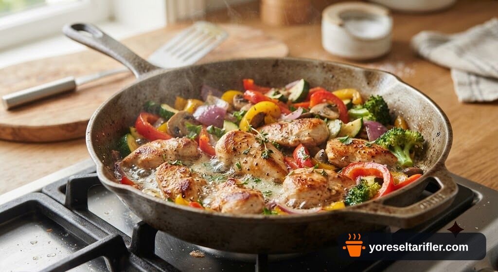 Kremalı Körili Tavuklu Penne Tarifi — Adım 5