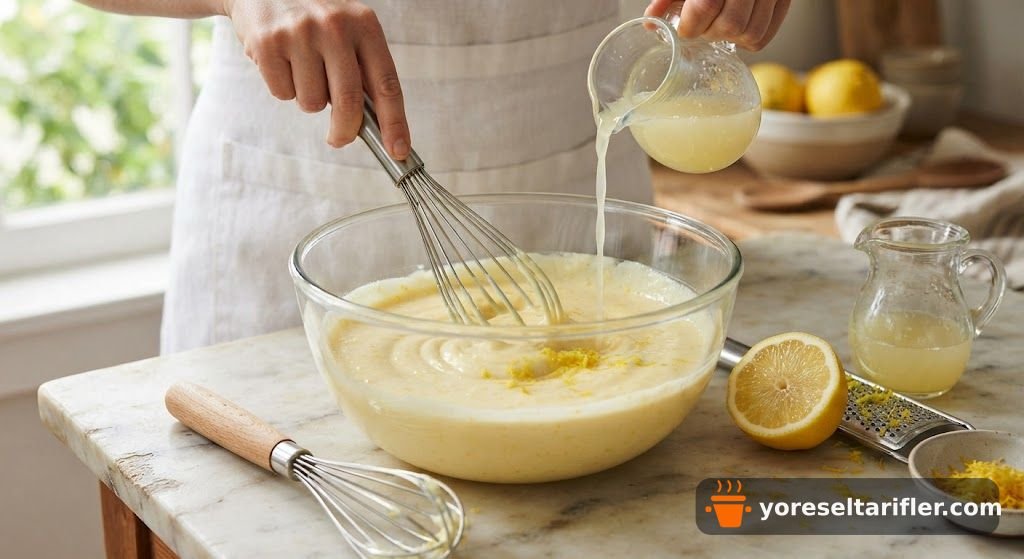 Kremalı Limonlu Dondurma Tarifi — Adım 3