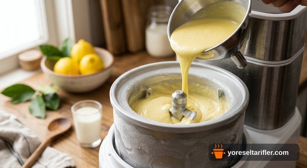 Kremalı Limonlu Dondurma Tarifi — Adım 5