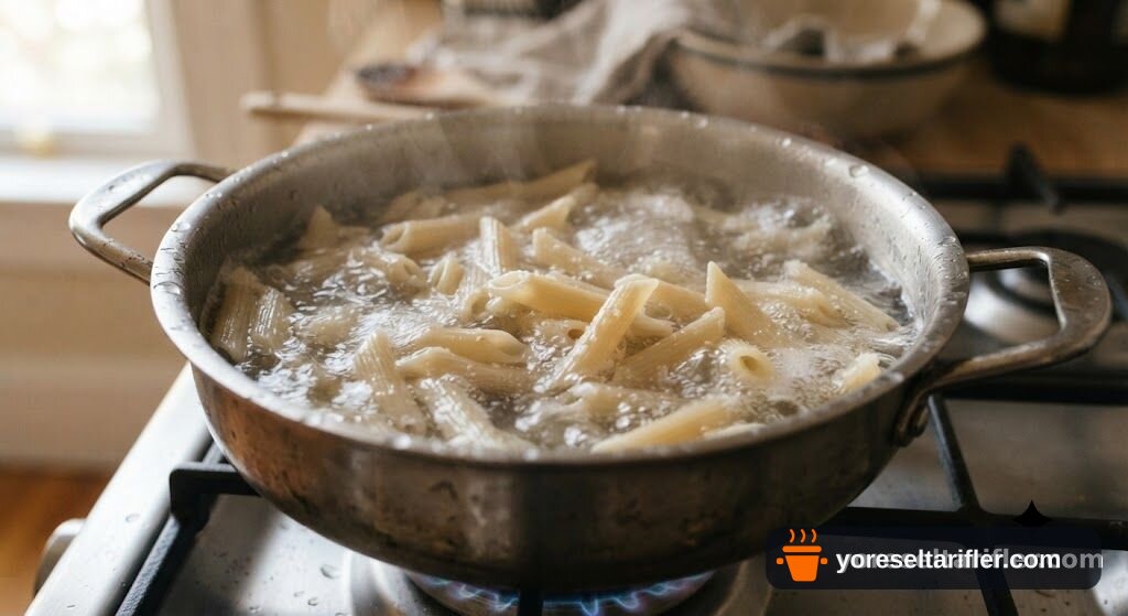 Kremalı Mantar Soslu Penne Makarna Tarifi — Adım 3