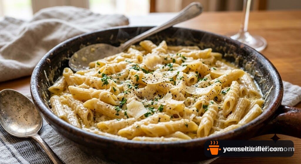 Kremalı Mantar Soslu Penne Makarna Tarifi — Adım 5