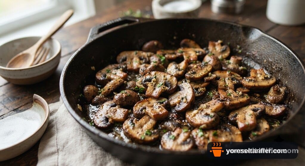 Kremalı Mantarlı Makarna Sosu Tarifi — Adım 2