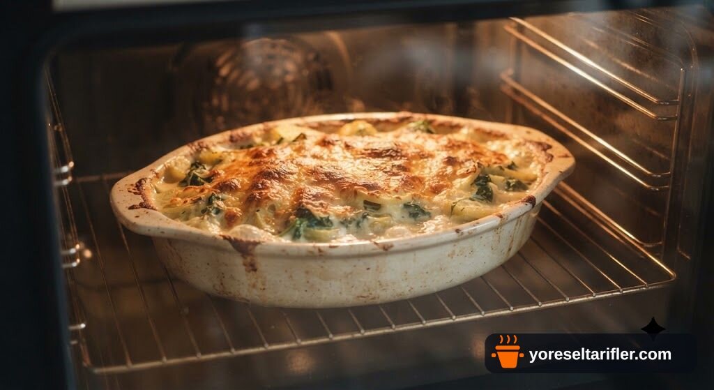 Kremalı Patatesli Ispanaklı Graten Tarifi — Adım 12
