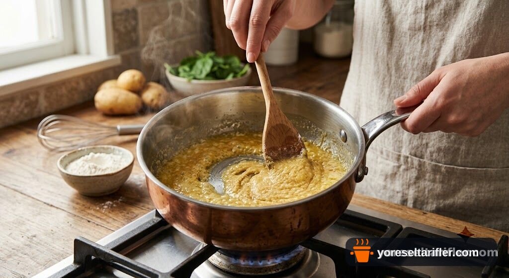 Kremalı Patatesli Ispanaklı Graten Tarifi — Adım 5