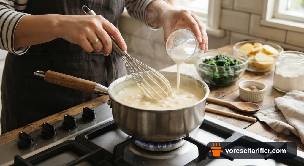 Kremalı Patatesli Ispanaklı Graten Tarifi — Adım 6