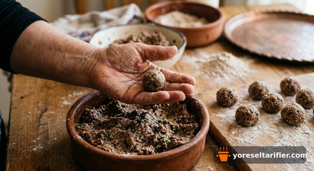 Kremalı Siyez Unlu Köfte Tarifi — Adım 3