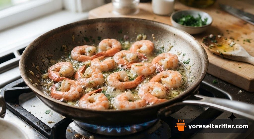 Kremamsı Karidesli Risotto Tarifi — Adım 7