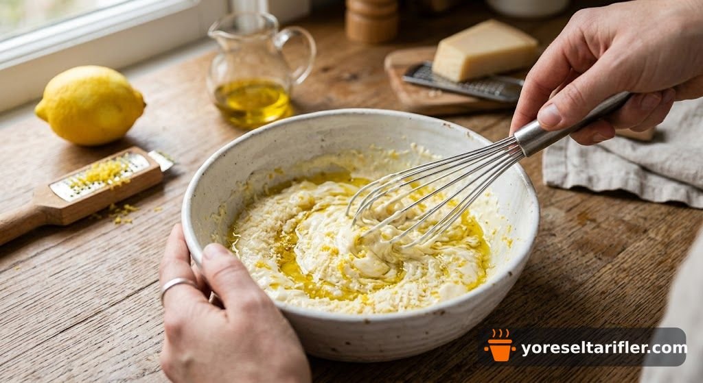 Krutonlu Ton Balığı Sezar Salatası Tarifi — Adım 1