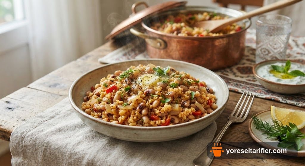 Kuru Börülceli, Tereyağlı Bulgur Pilavı Tarifi — Adım 10