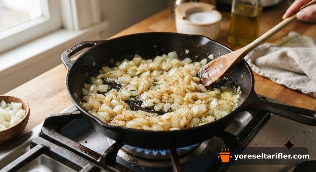 Kuru Börülceli, Tereyağlı Bulgur Pilavı Tarifi — Adım 2