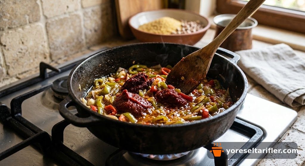 Kuru Börülceli, Tereyağlı Bulgur Pilavı Tarifi — Adım 4
