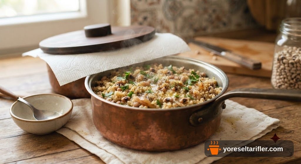Kuru Börülceli, Tereyağlı Bulgur Pilavı Tarifi — Adım 9