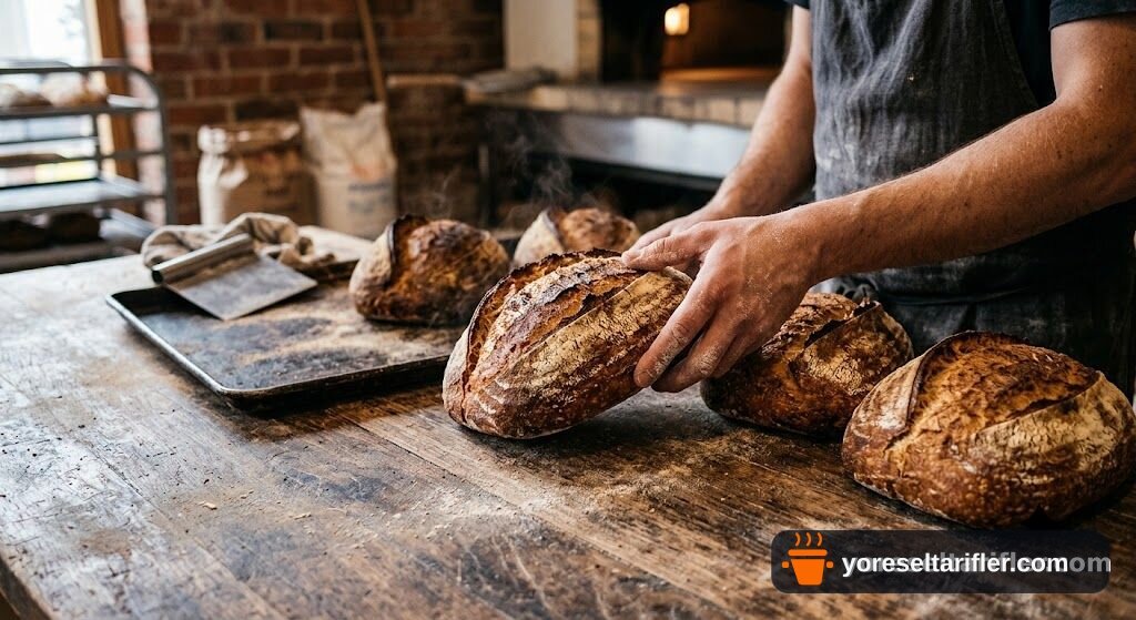 Kuru Domatesli Ekşi Mayalı Hamur Ekmek Tarifi — Adım 6