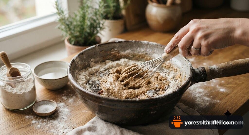 Kuru Domatesli Siyez Kraker Tarifi — Adım 2