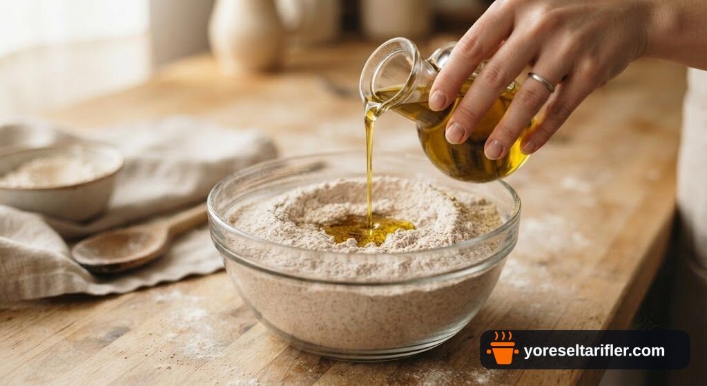 Kuru Domatesli Tam Buğday Poğaça Tarifi — Adım 2