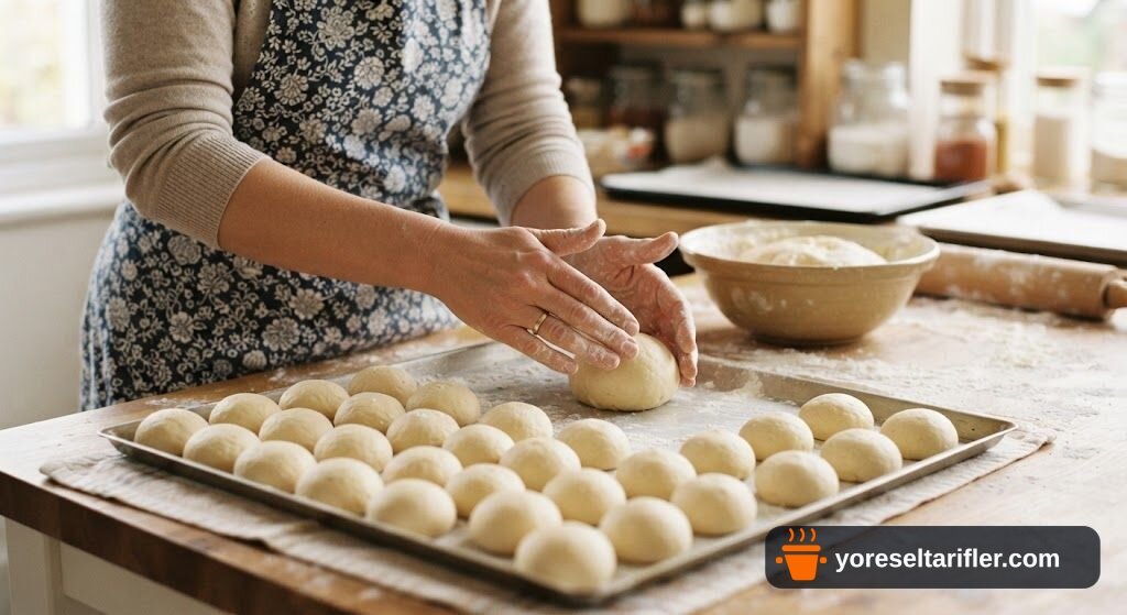 Kuru Domatesli Tam Buğday Poğaça Tarifi — Adım 4