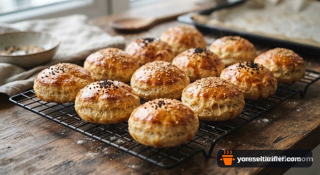 Kuru Domatesli Tam Buğday Poğaça Tarifi — Adım 5