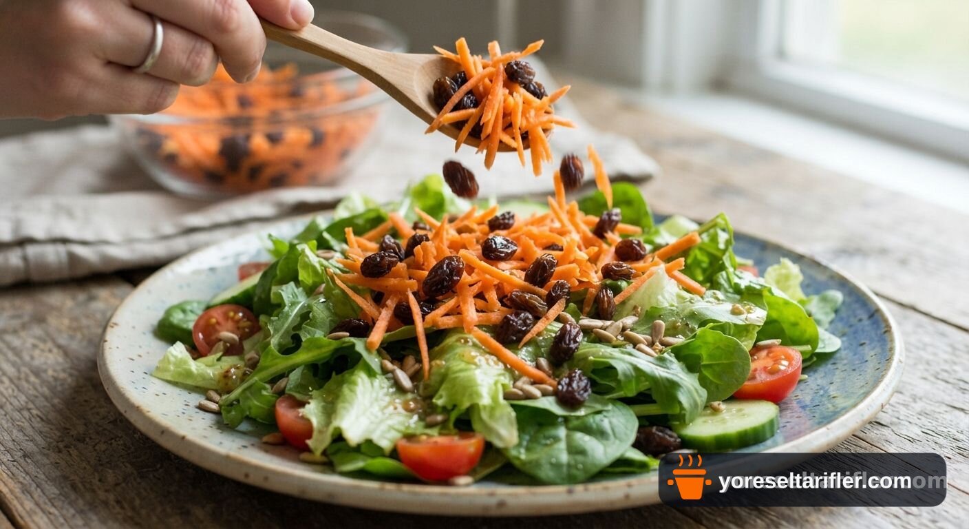 Kuru Üzümlü Havuç Salatası Tarifi — Adım 4