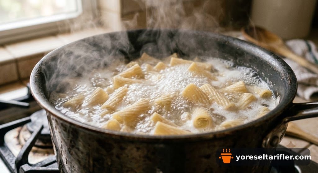 Kuşbaşı Etli Beşamel Soslu Spagetti Tarifi — Adım 1